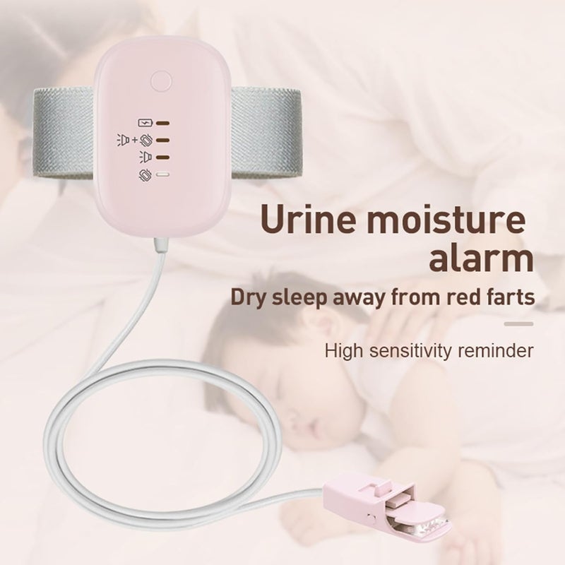 Yoicee Bedwetting Alarm for Boys Girls, Night Time Potty Training Alarm Whit 3 Working Modes, Highly Sensitive Moisture Sensor, USB Rechargeable – Stop Bedwetting Fast, Pink - Image 4